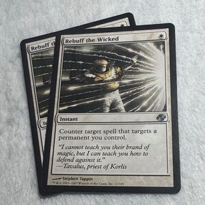 MTG Magic the Gathering Rebuff the Wicked